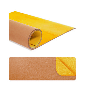 Neoprene 3 mm (foglio cm 45x65) Giallo senape e Giallo ocra