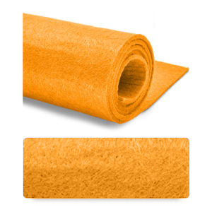 Feltro (Foglio 50x100 cm) 3 mm - Giallo senape