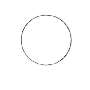 Anello in metallo Pz.1 diametro cm. 12 - Cromo