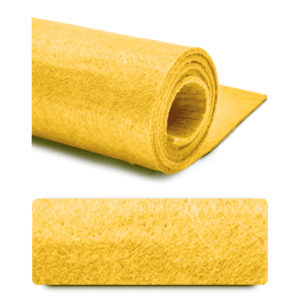 Feltro (Foglio 50x100 cm) 3 mm - Giallo sole