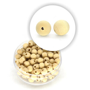 Perla sferica in legno (5,5 g) - 5 mm ø