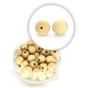 Perla sferica in legno (5 g) - 8 mm ø