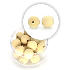 Perla sferica in legno (9 gr) - 12 mm ø