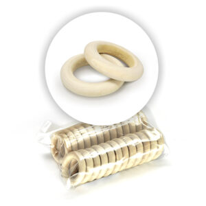 Anello in legno (25 pz.) 33 mm ø