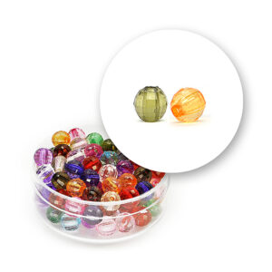 Perle sfaccettate trasparenti (12 grammi) Ø 6 mm - Multicolor