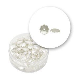 Perla rosetta (11 grammi) 7x3 mm - Bianco perlato