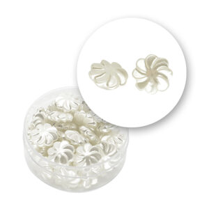 Perla girandola (9,4 grammi) 10x4 mm - Bianco perlato