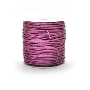 Cordoncino in cotone cerato (25 mt) 1 mm - Vinaccia