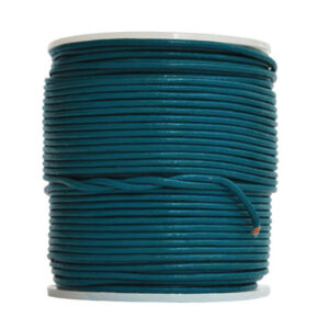 Cordino in cuoio (5 mt) 1,5 mm - Bluette