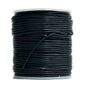 Cordino in cuoio (5 mt) 1,5 mm - Blu notte