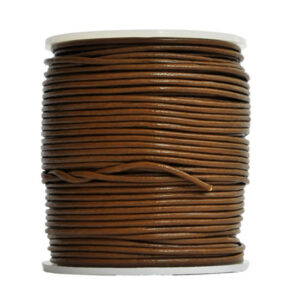 Cordino in cuoio (5 mt) 1,5 mm - Tabacco