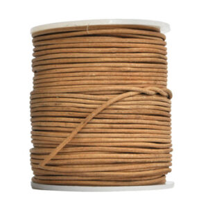 Cordino in cuoio (5 mt) 1,5 mm - Naturale