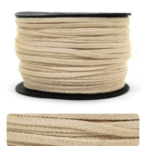 Tubolare cotone naturale mm.5 (5 metri) - avorio