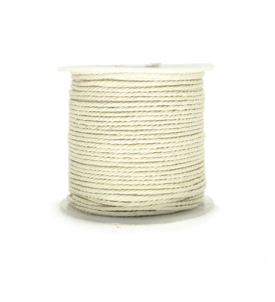 Cordino in juta (5 metri) 1 mm - Avorio