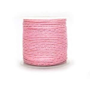 Cordino in juta (5 metri) 2 mm - Rosa