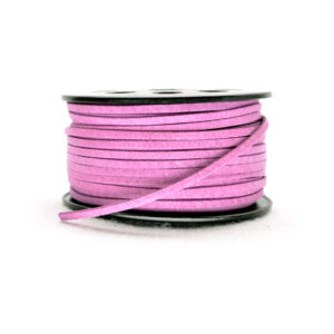 Cordino in scamosciato sintetico (5 metri) 3 mm - Lilla