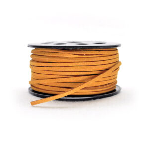 Cordino in scamosciato sintetico (5 metri) 3 mm - Ruggine