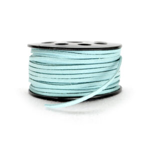 Cordino in scamosciato sintetico (5 metri) 3 mm - Cielo