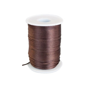 Cordino "simil seta" lucido (10 mt) 1,5 mm - MARRONE