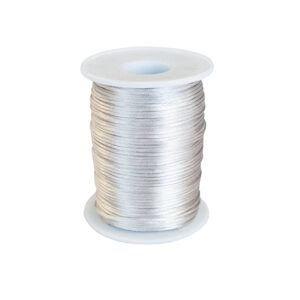 Cordino "simil seta" lucido (10 mt) 1,5 mm - GRIGIO