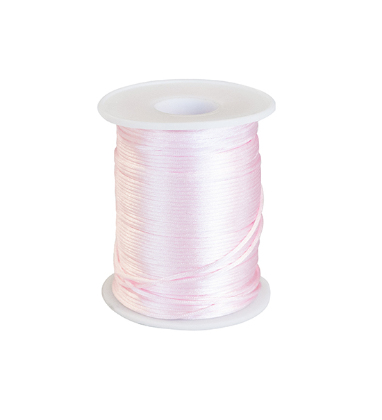 Cordino "simil seta" lucido (10 mt) 1,5 mm - ROSA