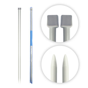 Ferri da maglia in alluminio (2 pezzi) - Ø 2 mm