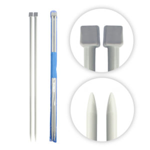 Ferri da maglia in alluminio (2 pezzi) - Ø 5 mm