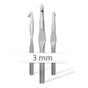 Ferro ad uncinetto in alluminio (1 pezzo) - 3 mm