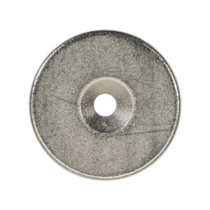 Calamita forte mm.20x2 (pz.1) foro centrale- acciaio