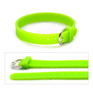 Braccialetto in silicone (1 pz) 8 mm largh. - Verde
