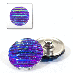 1 pz. Bottone decorativo "Funny" 20 mm - Blu A.B.