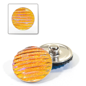 1 pz. Bottone decorativo "Funny" 20 mm - Giallo A.B.