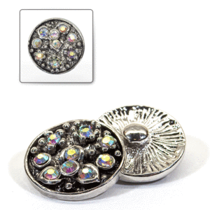 1 pz. Bottone decorativo "Funny" 20 mm - A.B.