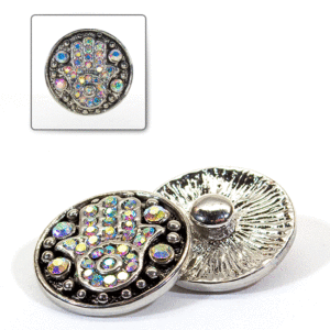 1 pz. Bottone decorativo "Funny" 20 mm - A.B.