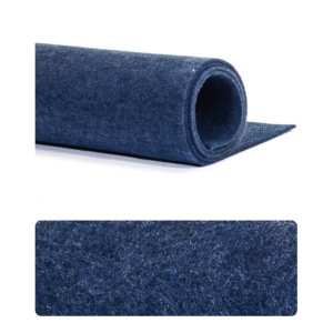 Feltro (Foglio 50x100 cm) 3 mm - blu melange