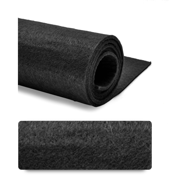 Feltro (Foglio 50x100 cm) 3 mm - Nero