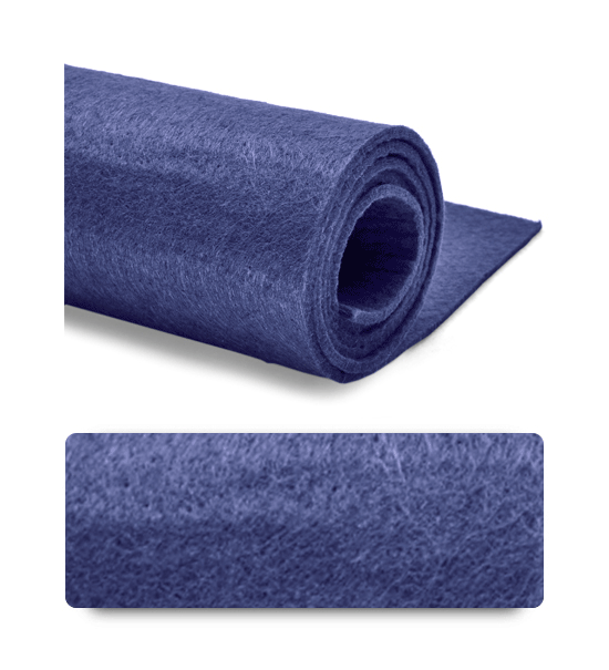 Feltro (Foglio 50x100 cm) 3 mm - Blu