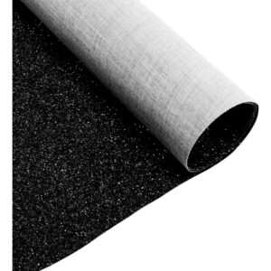 Glitter grana fine (foglio cm 50x70 spesso mm. 0,6) Nero