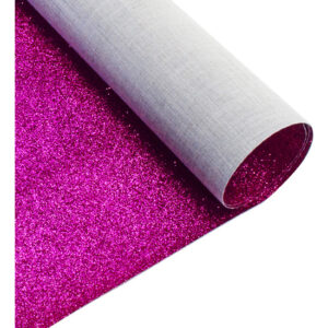 Glitter grana fine (foglio cm 50x70 spesso mm. 0,6) Fuxia