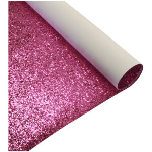 Glitter grana grossa (foglio cm 50x70 spesso mm. 1) - Rosa
