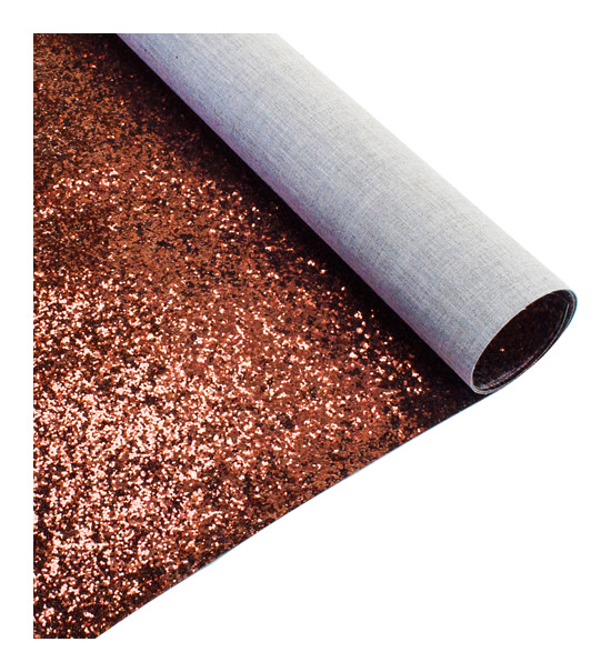 Glitter grana grossa (foglio cm 50x70 spesso mm. 1) - Rame
