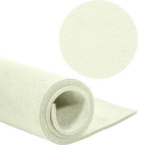 (1 foglio) Similpelle scamosciata 35x29 cm - Avorio