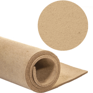 (1 foglio) Similpelle scamosciata 35x29 cm - Nocciola