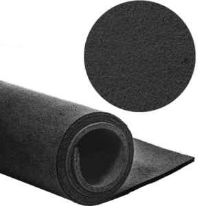 (1 foglio) Similpelle scamosciata 35x29 cm - Nero