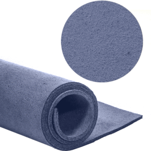 (1 foglio) Similpelle scamosciata 35x29 cm - Blu