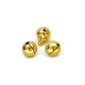 Campanellini natalizi (10 pz), ø 12 mm  - Oro