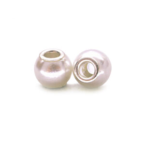 Perla ciambella pastello (2 pezzi) 10x12 mm - Rosa chiaro