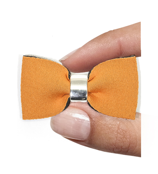 (1 pezzo) Sagoma in neoprene "Asola" - Arancio e grigio