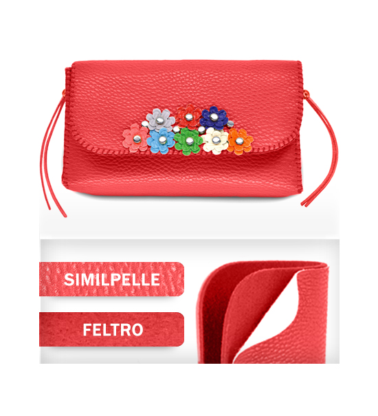 Pochette piccola (Kit fai-da-te) - Rosso
