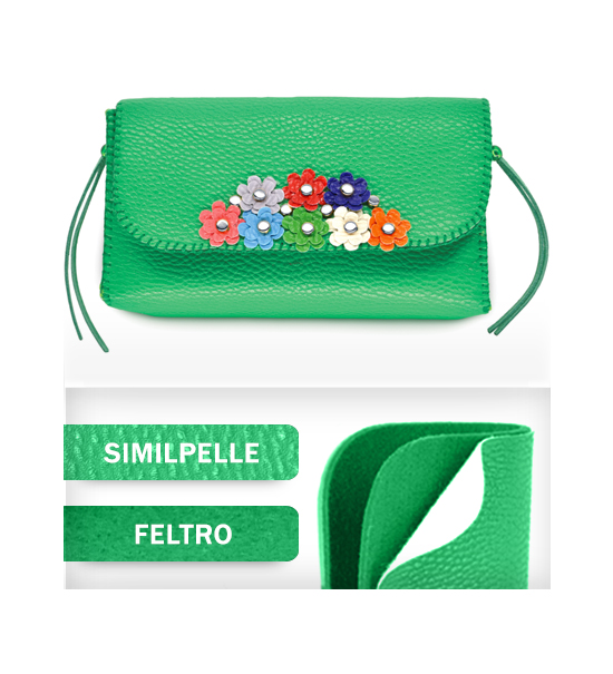 Pochette piccola (Kit fai-da-te) - Verde